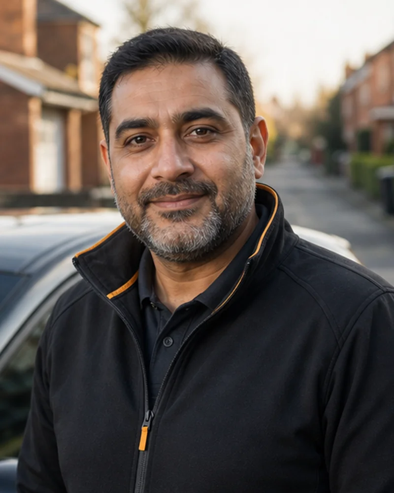 Sample portrait of driving instructor Imran Hussain